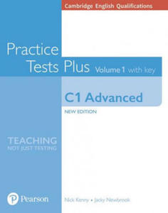 Cambridge English Qualifications: C1 Advanced Practice Tests Plus Volume 1 with key - 2861863531