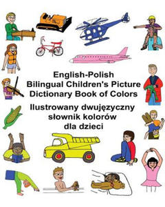 English-Polish Bilingual Children's Picture Dictionary Book of Colors - 2870497321