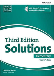 Solutions: Elementary: Essentials Teacher's Book and Resource Disc Pack - 2877034133
