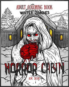 Adult Coloring Book Horror Cabin - 2867105319