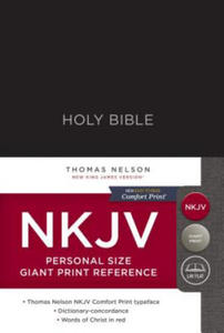 NKJV Holy Bible, Personal Size Giant Print Reference Bible, Black, Hardcover, 43,000 Cross References, Red Letter, Comfort Print: New King James Versi - 2878795862