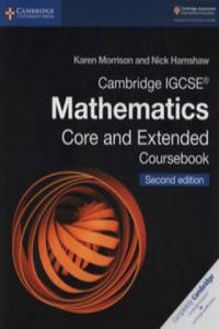 Cambridge IGCSE (R) Mathematics Core and Extended Coursebook - 2861950755