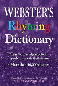 Webster's Rhyming Dictionary - 2877956004