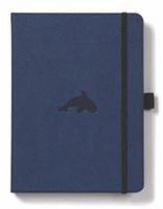 Dingbats A5+ Wildlife Blue Whale Notebook - Plain - 2877295696