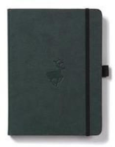 Dingbats A5+ Wildlife Green Deer Notebook - Lined - 2878291602