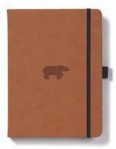 Dingbats A5+ Wildlife Brown Bear Notebook - Dotted - 2877485557