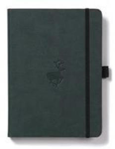 Dingbats A4+ Wildlife Green Deer Notebook - Dotted - 2873781147