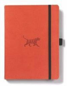 Dingbats A5+ Wildlife Orange Tiger Notebook - Graph - 2871794995