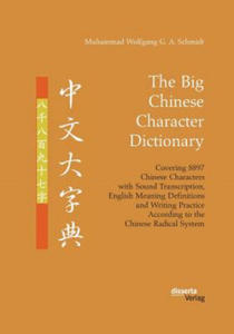 Big Chinese Character Dictionary. Covering 8897 Chinese Characters with Sound Transcription, English Meaning Definitions and Writing Practice Accordin - 2866513151