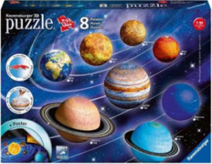 Ravensburger 3D Puzzle Planetensystem 11668 - Planeten als 3D Puzzleblle - Sonnensystem fr Kinder - 2867593031