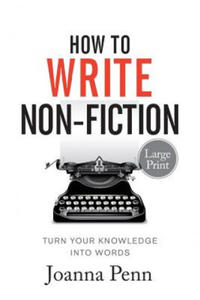 How To Write Non-Fiction Large Print - 2877965537