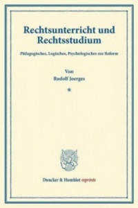 Rechtsunterricht und Rechtsstudium. - 2877622215