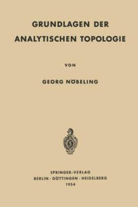 Grundlagen Der Analytischen Topologie - 2867136556