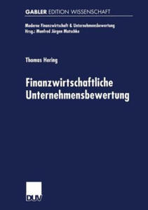 Finanzwirtschaftliche Unternehmensbewertung - 2867108209