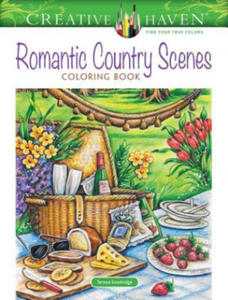Creative Haven Romantic Country Scenes Coloring Book - 2875537221