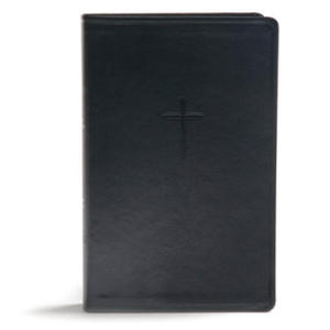 CSB Everyday Study Bible, Black Leathertouch: Black Letter, Study Notes, Illustrations, Aricles, Easy-To-Carry, Ribbon Marker, Easy-To-Read Bible Seri - 2877631342