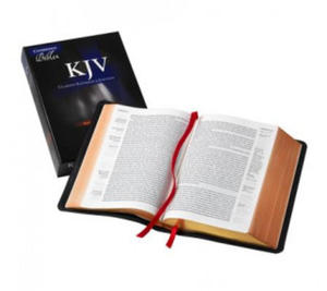 KJV Clarion Reference Bible, Black Edge-lined Goatskin Leather, KJ486:XE Black Goatskin Leather - 2877967193