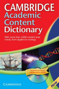 Cambridge Academic Content Dictionary Reference Book with CD-ROM - 2870656667