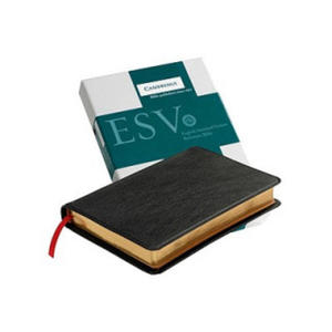 ESV Pitt Minion Reference Bible, Black Goatskin Leather, Red-letter Text, ES446:XR - 2876222007