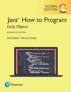 Java How to Program, Early Objects, Global Edition - 2878433388