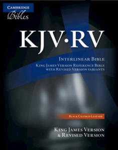 KJV/RV Interlinear Bible, Black Calfskin Leather, RV655:X - 2877173215