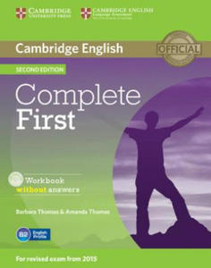 Complete First Workbook without Answers with Audio CD - 2826843349