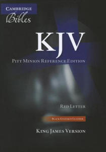 KJV Pitt Minion Reference Bible, Black Goatskin Leather, Red-letter Text, KJ446:XR - 2874804867