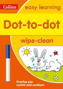 Dot-to-Dot Age 3-5 Wipe Clean Activity Book - 2870298861