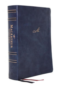 Nkjv, MacArthur Study Bible, 2nd Edition, Leathersoft, Blue, Comfort Print: Unleashing God's Truth One Verse at a Time - 2877875702