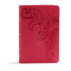KJV Large Print Compact Reference Bible, Pink Leathertouch - 2878878186