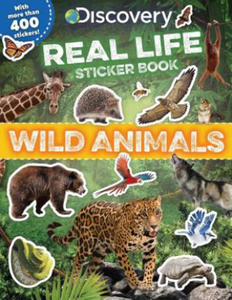 Discovery Real Life Sticker Book: Wild Animals - 2862642210