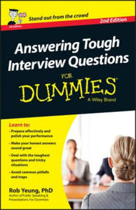 Answering Tough Interview Questions For Dummies - UK - 2866529038