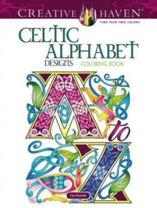 Creative Haven Celtic Alphabet Designs Coloring Book - 2861898083