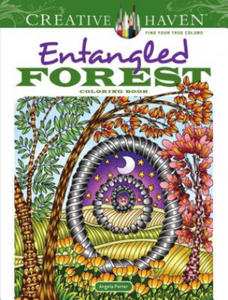 Creative Haven Entangled Forest Coloring Book - 2861904871