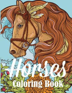 Horses Coloring Book - 2862150469