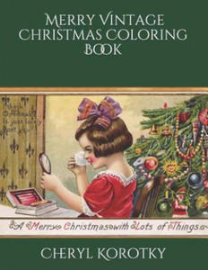 Merry Vintage Christmas Coloring Book - 2871505550