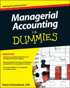 Managerial Accounting For Dummies - 2865266933