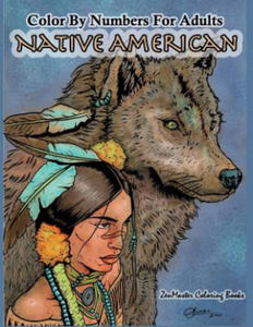 Color By Numbers Adult Coloring Book Native American - 2867126462