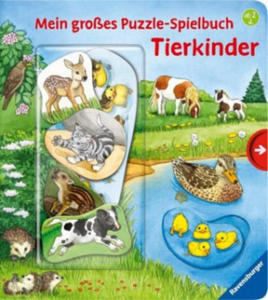 Mein groes Puzzle-Spielbuch: Tierkinder - 2871508225