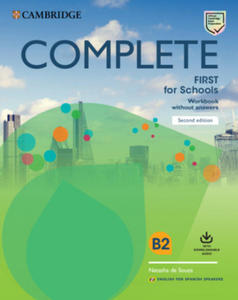 Complete First for Schools for Spanish Speakers Workbook Without Answers with Downloadable Audio - 2865544524