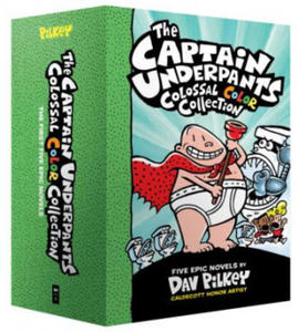 Captain Underpants Colossal Color Collection (Captain Underpants #1-5 Boxed Set) - 2874785388