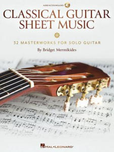 Classical Guitar Sheet Music: 32 Masterworks for Solo Guitar - 2876328910