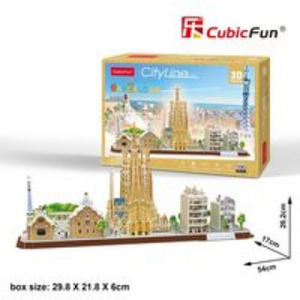 Puzzle 3D City Line Barcelona - 2875670419