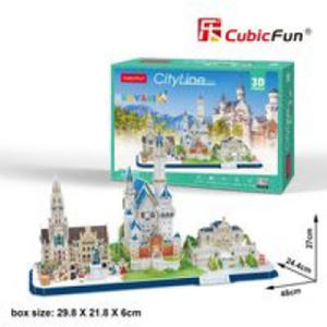 Puzzle 3D City Line Bavaria - 2875228654