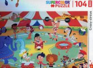 Puzzle Supercolor 104 Maxi Crazy circus - 2878078641