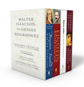 Walter Isaacson: The Genius Biographies: Benjamin Franklin, Einstein, Steve Jobs, and Leonardo Da Vinci - 2876118466