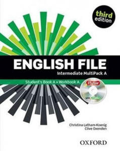 English File Intermediate Student's Book/Workbook MultiPack A - without CD-ROM - 2861853456