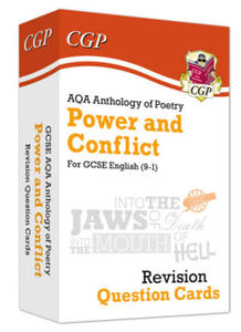 GCSE English: AQA Power & Conflict Poetry Anthology - Revision Question Cards - 2875679926