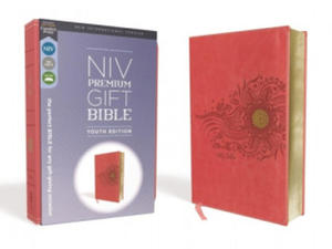 Niv, Premium Gift Bible, Youth Edition, Leathersoft, Coral, Red Letter Edition, Comfort Print: The Perfect Bible for Any Gift-Giving Occasion - 2878431703