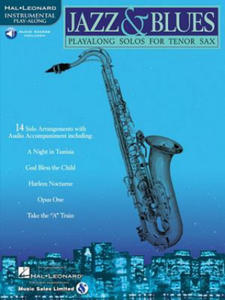 Jazz & Blues: Play-Along Solos for Tenor Sax [With CD (Audio)] - 2876025272